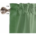 thumbnail image 5 of Forest Green Ombre Window Curtains 84 Inch Length, Rustic Green Color Gradient Rod Pocket Kitchen Window Treatments Drapes for Bedroom, Cafe, Living Room, 2 Panels, 52 W x 84 L, 5 of 5