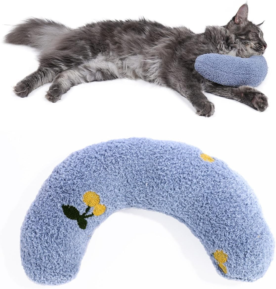Cat Pillow, Small Pillow for Cat, Cat Blankets for Indoor, Pet Toy