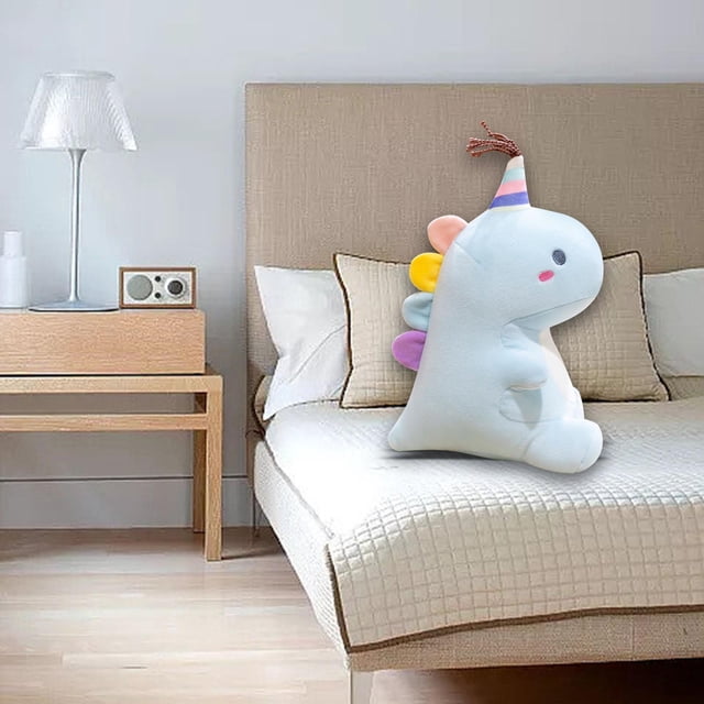 Colección de Juguetes de Peluche de Dinosaurio de Dibujos Animados, Muñeco de Peluche Abrazable para Niños, Almohada Cómoda para Dormir para Niños Y a , azul 40cm BLESIY muñeco de peluche de dinosaurio