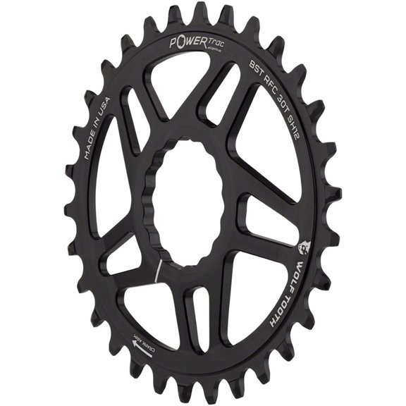 Wolf Tooth Elliptical Chainring 30t RaceFace/Easton Direct Mount 12-Speed Alloy