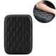 Universal PU Leather Car Armrest Pad Cover – Center Console Cushion, Black, 28x21cm, With Clips