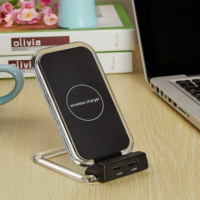 GENUINE Samsung Fast Charge Wireless QI Charger For S7 S6 Edge + Note 7/5 -Stand