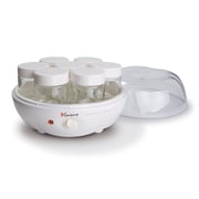 Euro Cuisine YM80 Electric Yogurt maker with 7 glass jars
