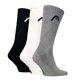 thumbnail image 2 of HEAD Calcetines unisex, paquete de 3 - All Sport Training Crew, calcetines deportivos, logotipo Gris/Blanco/Negro 39-42, 2 of 4
