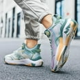 thumbnail image 2 of Men's High Top Graffiti Anti Slip Basketball Shoes, Arch Supported Casual Sports Shoes, Men's Breathable Running Shoes, Fitness Cushioning Training Shoes, 2 of 7