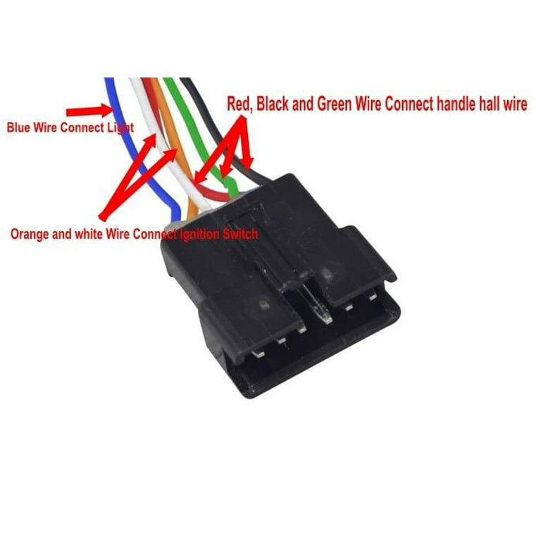 AlveyTech 6 Wire Hand Throttle Grip Set Replacement for the Jetson Bolt Electric Bike Scooter