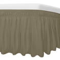 thumbnail image 1 of Falda de cama fácil de llevar para cama doble o cama doble de 18 pulgadas Drop Sand, 1 of 7