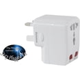 thumbnail image 5 of WORLD Travel Adapter Plug Universal Input USB Type A C G All-In-One AC Set WHITE, 5 of 6