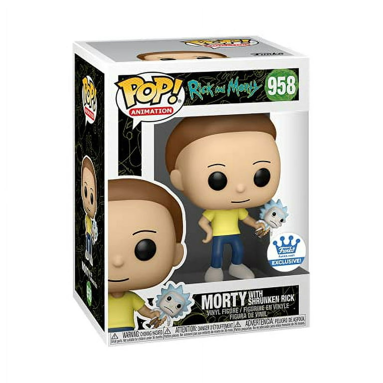 Funko POP! Animation Morty with Shrunken Rick Exclusive - Walmart.com