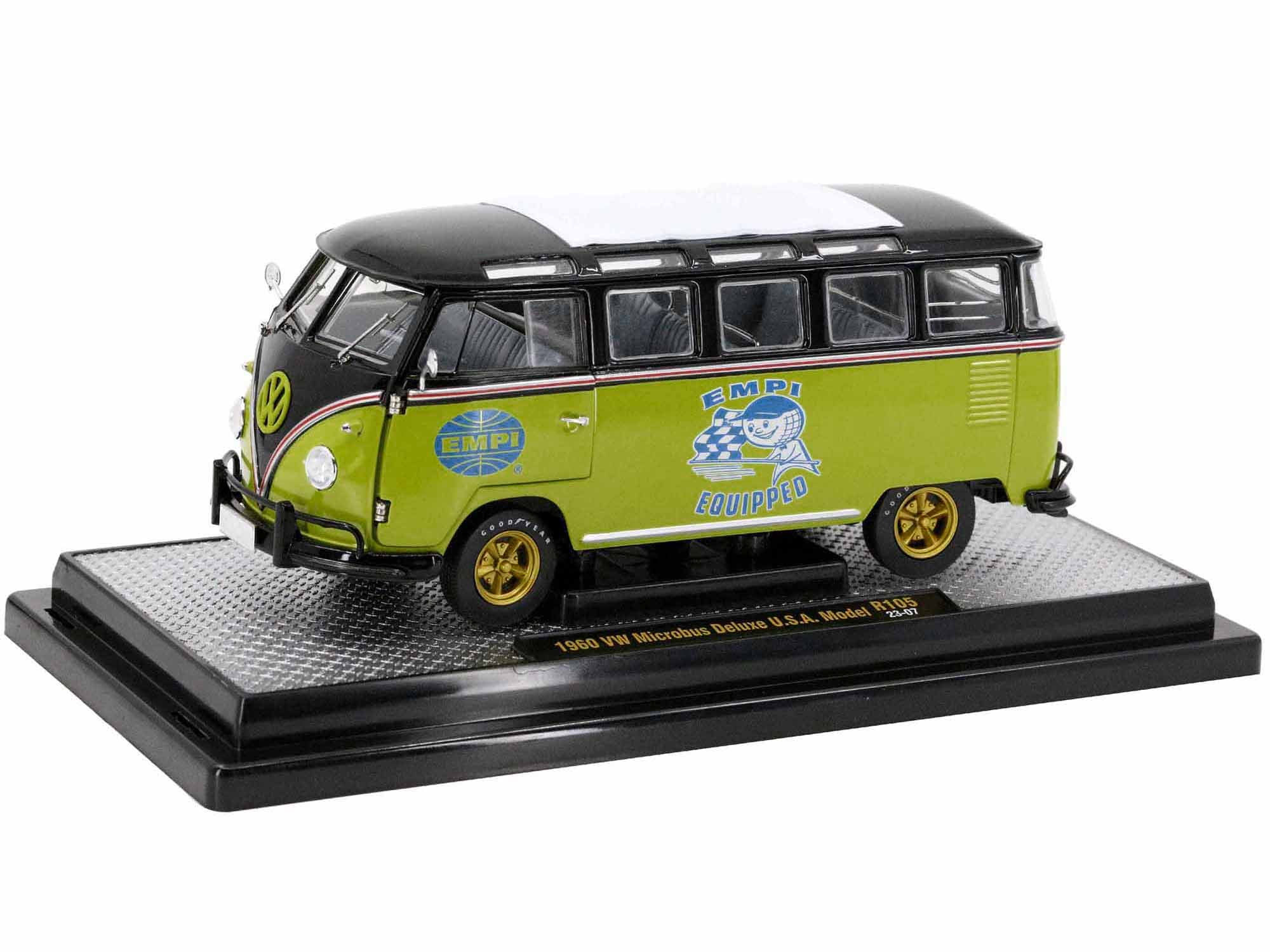 1960 Volkswagen Microbus Deluxe U.S.A. Model Lime Green and