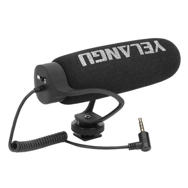 YELANGU MIC08 DSLR Mobile Phone Camera Cardioid Shock Absorption Noise Reduction Microphone