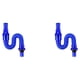 thumbnail image 3 of Tubo de drenaje de plástico flexible retráctil ajustable Matsuzay 2Conjunto Azul, 3 of 6
