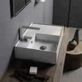 thumbnail image 3 of Nameeks Scarabeo 5114-One Hole Scarabeo Teorema 2.0 24" Ceramic Bathroom Sink For Wall, 3 of 6