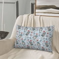 thumbnail image 5 of Zufioo Winter Gnome And Snowman Print Double-sided Plush Pillow Cover,Decorative Pillow Protector without Pillow Core, Suitable for Sofa, Bedroom, Car-14"x20", 5 of 6