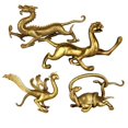 thumbnail image 2 of Estatua Del Del Feng Shui ro Estatuil Moneda Dinero Decoración Para El Hogar Decoración Ornamento Estatua - Adjunte Dinero Baoblaze Decoración china del dragón de Feng Shui, 2 of 8