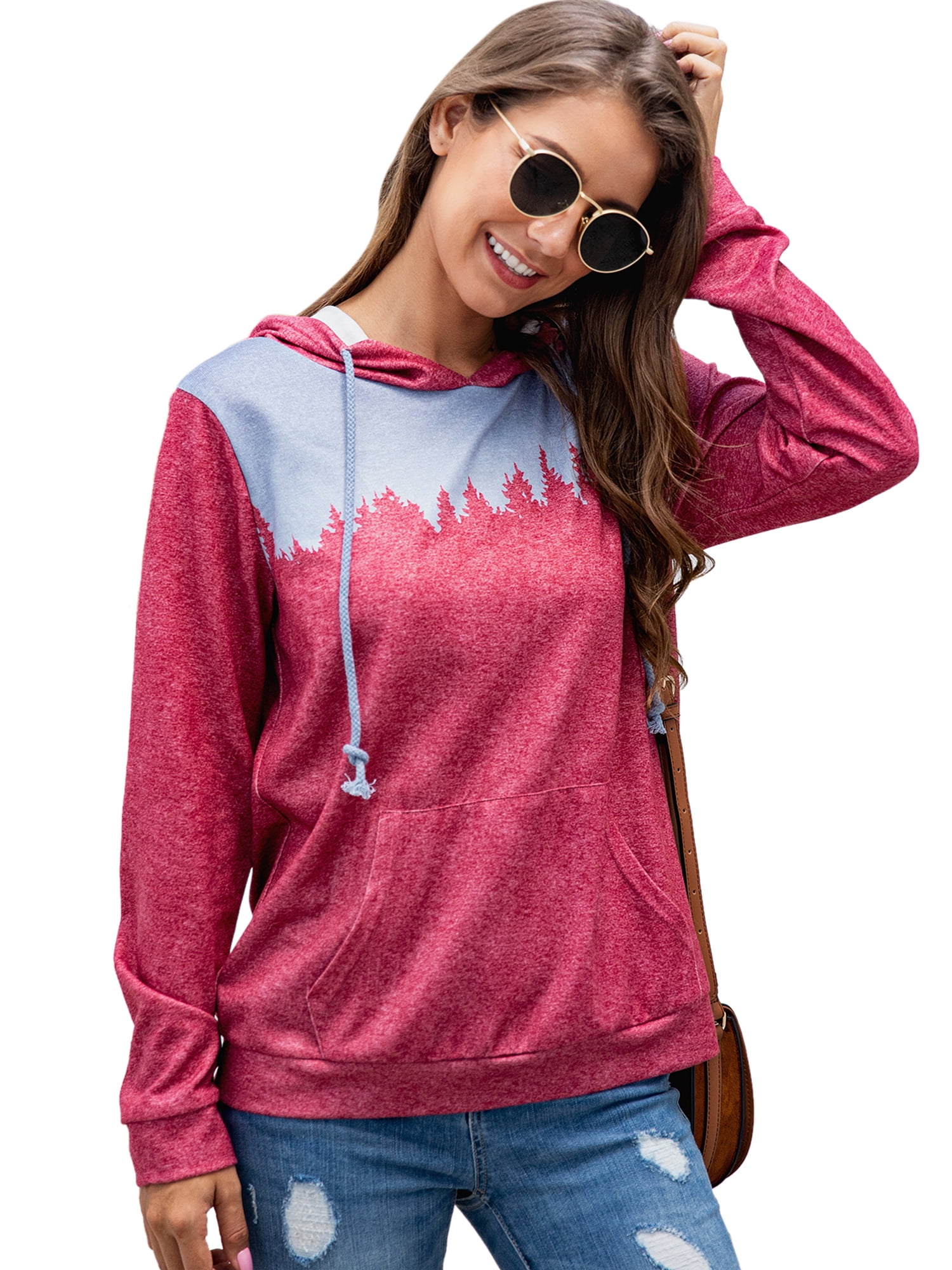 NEWTECHNOLOGYY - Tie Dye Sweatshirts Hoodies Women Sweatshirt Casual ...
