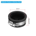 thumbnail image 2 of Uxcell 1Pcs 2 Inch Mechanical Test Pipe Cap Pipe Steel Plug Cover Black, 2 of 6