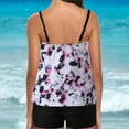 thumbnail image 5 of qucoqpe Tankini Swimsuits for Women with Storage Bag Loose Fit Floral Print Two Piece Modest Bathing Suits, 5 of 6