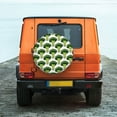 thumbnail image 6 of Yiaed Cute Broccoli Print Tire Wheel Cover, Waterproof Spare Tire Cover Fit for Jeep, Truck,Trailer, RV, SUV, Camper and Most Vehicle-15 inch, 6 of 6