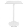 thumbnail image 2 of Modway Lippa 28" Square Modern Lacquered MDF Wood Bar Table in White, 2 of 8