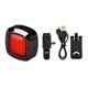thumbnail image 2 of USB  Light Clip en el montaje Advertencia de seguridad Ciclismo Señal de parada brillante Freno Detección Luz Mountain Road Bicicleta Lámpara trasera Negro Zulema Luz trasera de bicicleta, 2 of 8