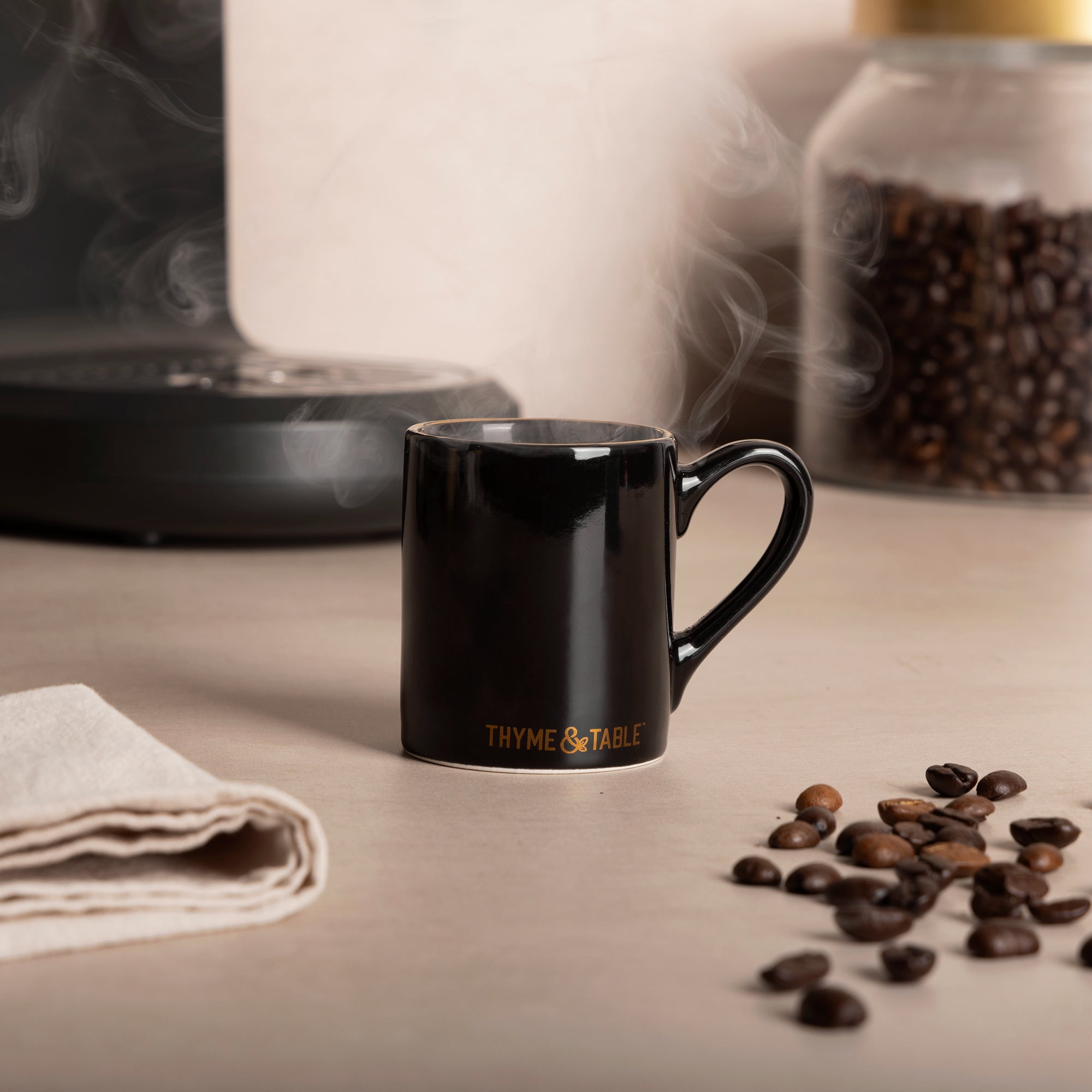 Thyme & Table Espresso Mug, Black