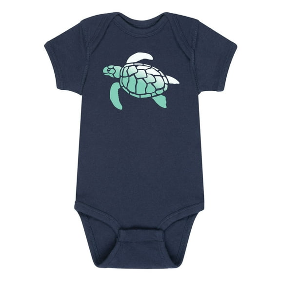 Instant Message - Sea Turtle - Infant Baby One Piece