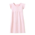 thumbnail image 1 of Chemise de Nuit d'Été pour Filles, Robe de Princesse à Manches Courtes, Modal pour Enfants 3-14 Ans, 1 of 4