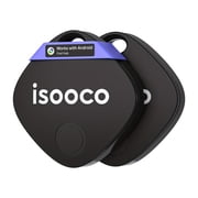 ISOOCO Dual-System Bluetooth Vehicle Tracker with Ios and Android, No Monthly Fee, Locator for Cars, Trucks and SUVs, 2 Pack