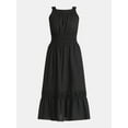 thumbnail image 4 of Time and Tru Women's and Women’s Plus Sleeveless Midi Dress, Sizes XS-4X, 4 of 4