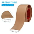 thumbnail image 2 of Uxcell Self Adhesive Floor Transition Strip 3.3'x 1.6" Vinyl Brown, 2 of 7