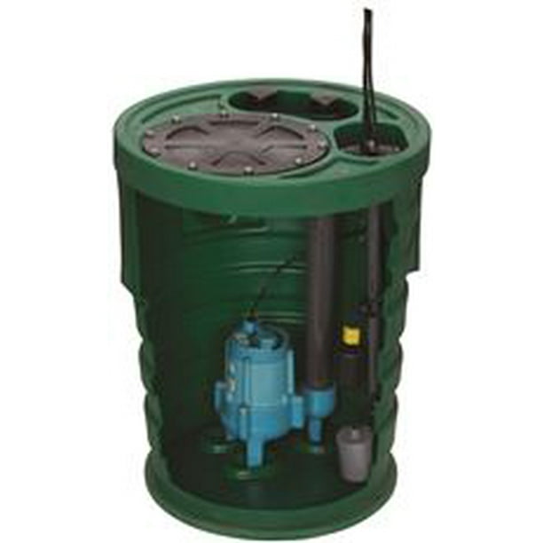 Pit+Plus Sr. Premium Simplex Sewage Pump & Basin System