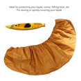 thumbnail image 3 of Kayak Cover Waterproof Dustproof UV Protection Oxford Cloth Canoe Cover for Canoe Fishing Boat, 3 of 7