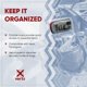 thumbnail image 4 of Vertx Pack Zip Pouch Organizer Insert Attachment for Backpack, Bag, Travel, Organization Pouches, Small, 2-Pack, 4 of 6