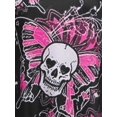 thumbnail image 4 of Talla grande Skull Butterfly Imprimir Camiseta de Halloween Rosegal Mangas largas de talla grande, 4 of 5