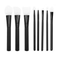 thumbnail image 1 of Unique Bargains 8 Pcs Lightweight Facial Mask Brush Black White, 1 of 5