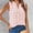 Pink, variant on Giftesty Tank Tops for Women Women's New Casual Fashion Comfortable Print Sleeveless V-Neck T-shirt