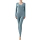 thumbnail image 2 of Conjuntos de ropa interior térmica para mujer, traje grueso y cálido para mantener el calor en invierno, ropa interior térmica para mujer, tops de poliéster para mujer, 2 of 3