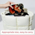 thumbnail image 6 of Squirrel Velvet Portable Storage Box with Removable Compartment, Gift: Jewelry Stand, Display Case, Necklace Holder, 6 of 7