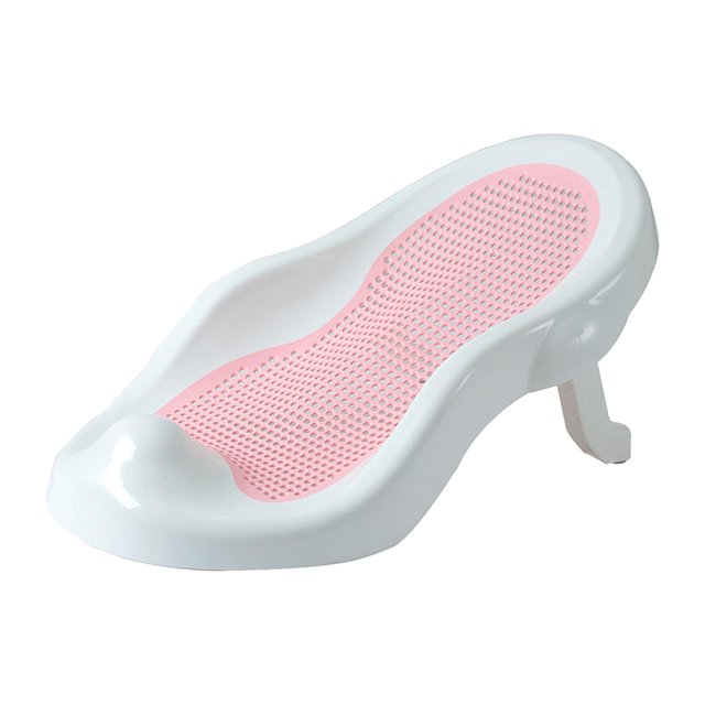 Soporte de baño impermeable para bebé, estante de soporte para asiento de baño de bebé, bañera ajustable, baño de bebé, bañera cómoda, estante de rosa perfke Soporte de asiento de baño