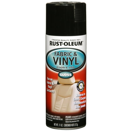 Rust-Oleum Vinyl and Fabric, Gloss Black (Best Silver Wheel Paint)