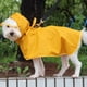 thumbnail image 4 of Xiao Hua Chubasquero impermeable para perros, ropa ligera para la lluvia con capucha tipo poncho (XL, azul), 4 of 4