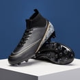 thumbnail image 5 of Zapatos de fútbol para hombre, botas de fútbol de entrenamiento, transpirables, cornamusas de césped para deportes al aire libre, zapatillas ultraligeras para partidos, antideslizantes, 5 of 5