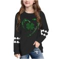 thumbnail image 1 of Blusas y camisas de manga larga con cuello redondo, moda del Día de San Patricio, blusa informal con estampado bonito de manga larga para niños y niñas., 1 of 5