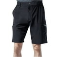 thumbnail image 2 of Wavsuf Mens Shorts Surf Beach Loose Casual with Pockets Summer Black Swimwear Size 2XL, 2 of 5