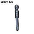 thumbnail image 1 of 1Pc 50Mm Blue Magnetic Torx Screwdriver Bits Set Electric Screwdriver T5-T40, 1 of 9