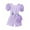 Purple, variant on HNMKIU Girls Casual 2 Piece Set Ribbed Back Sleeveless Rompers with Sleeves Bag for Toddlers White,5-6 Years