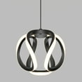 thumbnail image 4 of Artika Vivaldi Modern LED Pendant Light Fixture, Black, 4 of 5