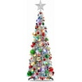 thumbnail image 1 of Fall Tree Home Decor Pop Up Tree with Lights & Timer & Modes Collapsible Tinsel Pencil Tree for Autumn Harvest Porch Thanksgiving Party Decorations Maple Leaves, 1 of 6