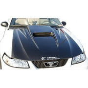 1999-2004 Ford Mustang Carbon Creations Spyder 3 Hood - 1 Piece